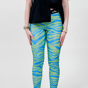 Cras - Katecras Legging zebra Green blue - REUSERS