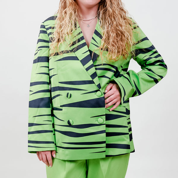 Cras – Samycras Blazer – Grøn Zebra - REUSERS