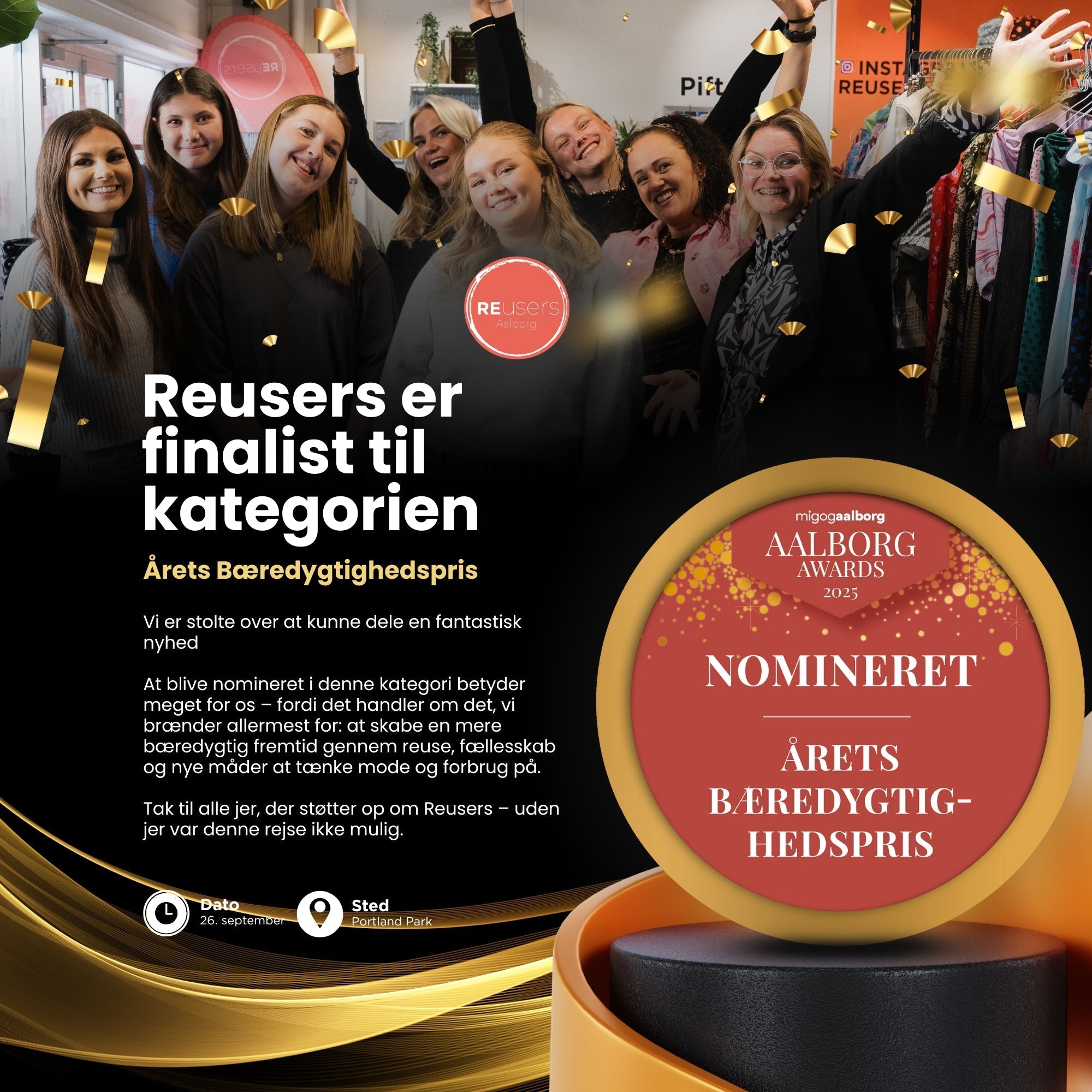 Årets Bæredygtighedspris - Reusers Aalborg - REUSERS
