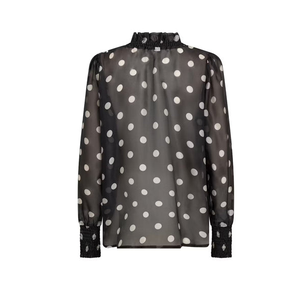 CO' COUTURE DrewCC Dot Shirt Black offwhite - REUSERS