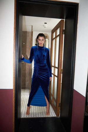 CRAS - Glorycras Dress Royal Blue - REUSERS