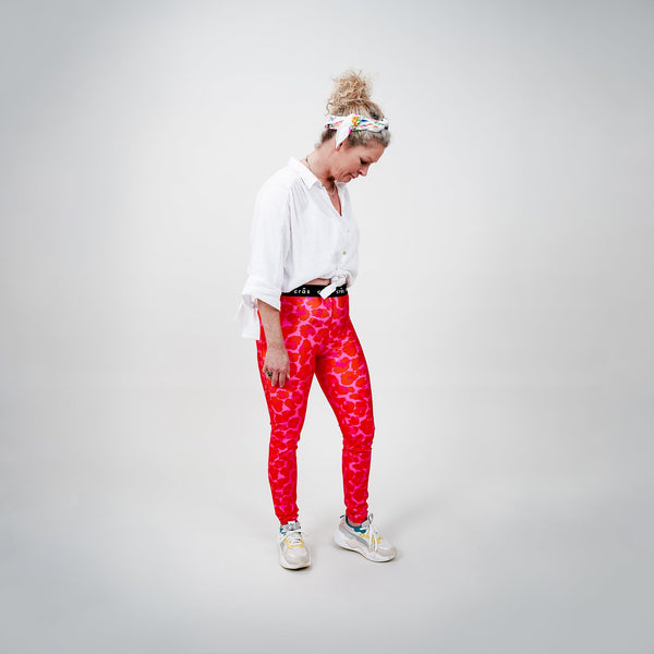 Cras - Katecras Legging - pink leo - REUSERS