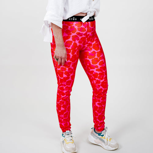 Cras - Katecras Legging - pink leo - REUSERS