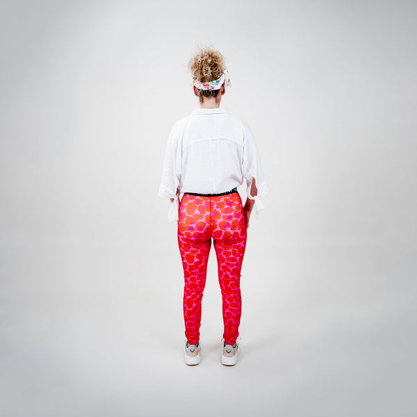 Cras - Katecras Legging - pink leo - REUSERS