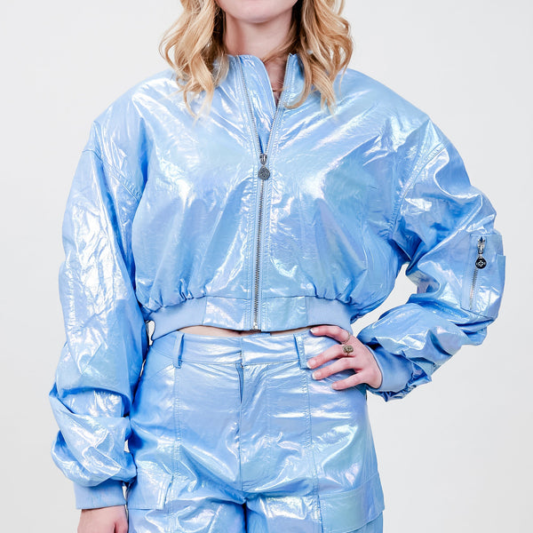 Cras - Lightcras Bomber Jacket – Light Blue - REUSERS