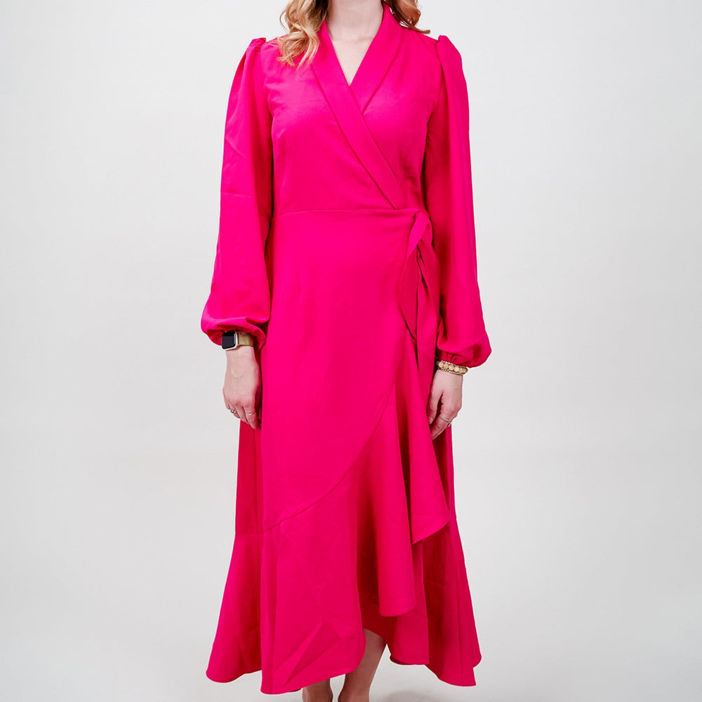 Cras - Lotus Kjole – Fuchsia Pink - REUSERS
