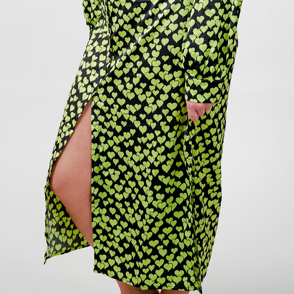Cras - Lulucras Dress – Heartbeats Black - REUSERS