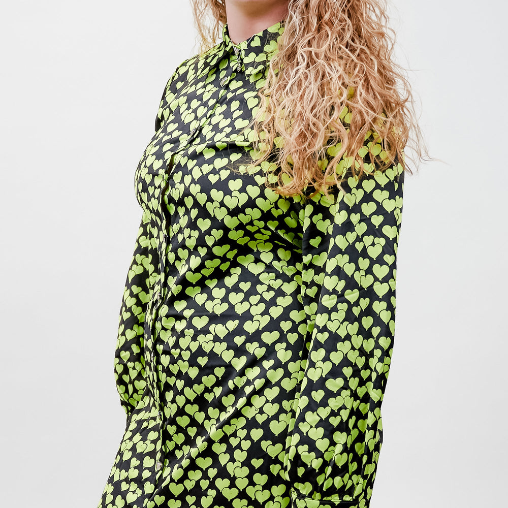 Cras - Lulucras Dress – Heartbeats Black - REUSERS