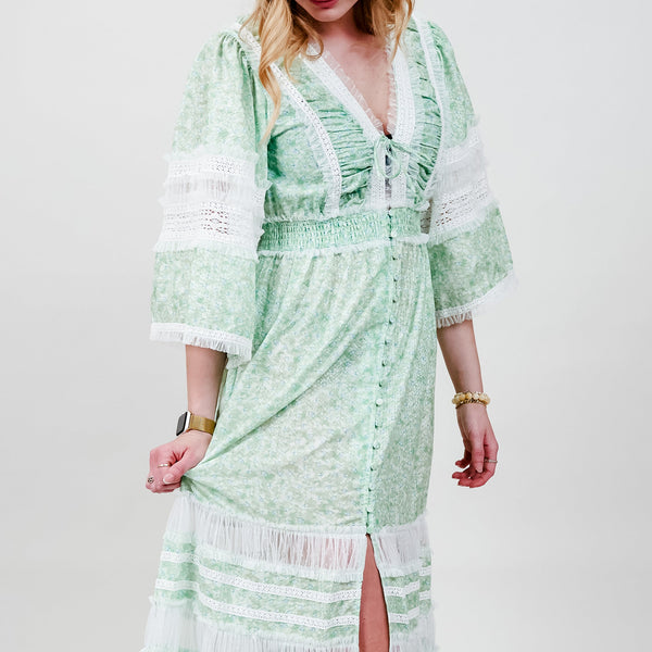Cras - Mablecras Dress – Seer Green - REUSERS