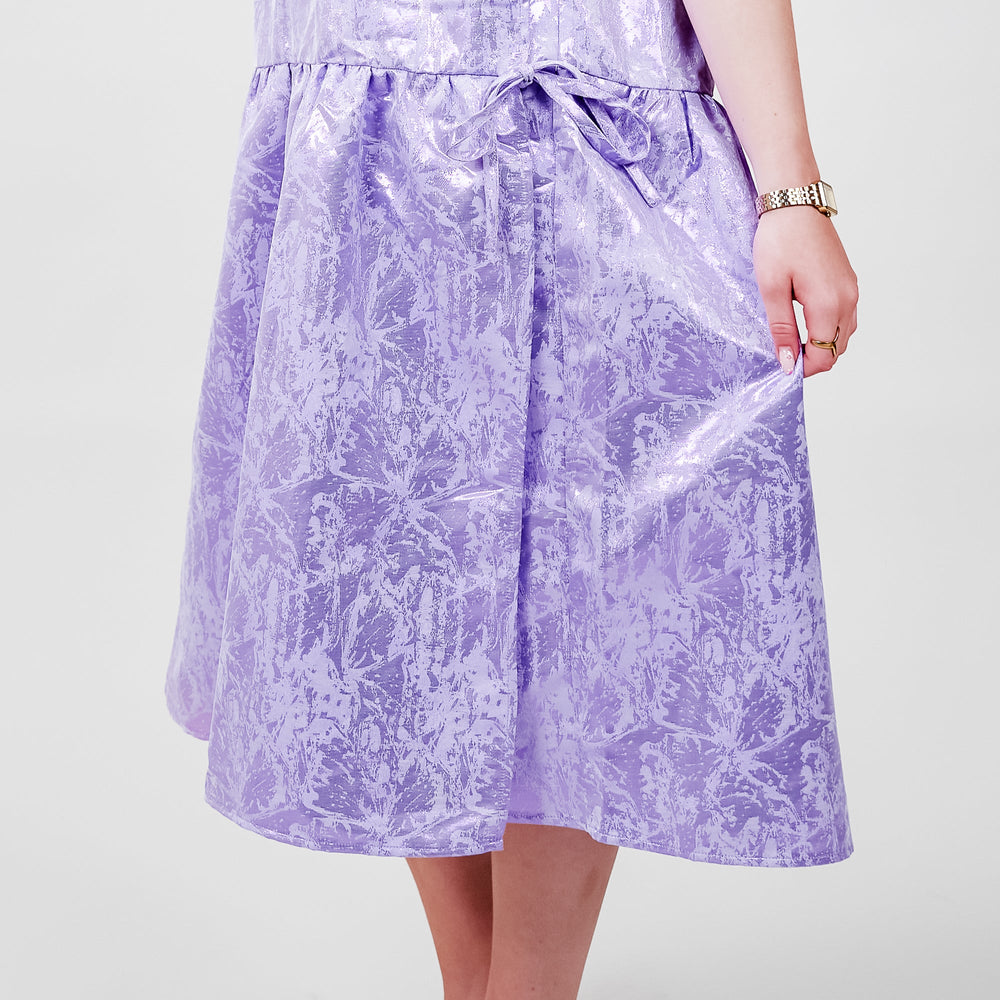 Cras - Mikacras Wrap Dress – Purple - REUSERS