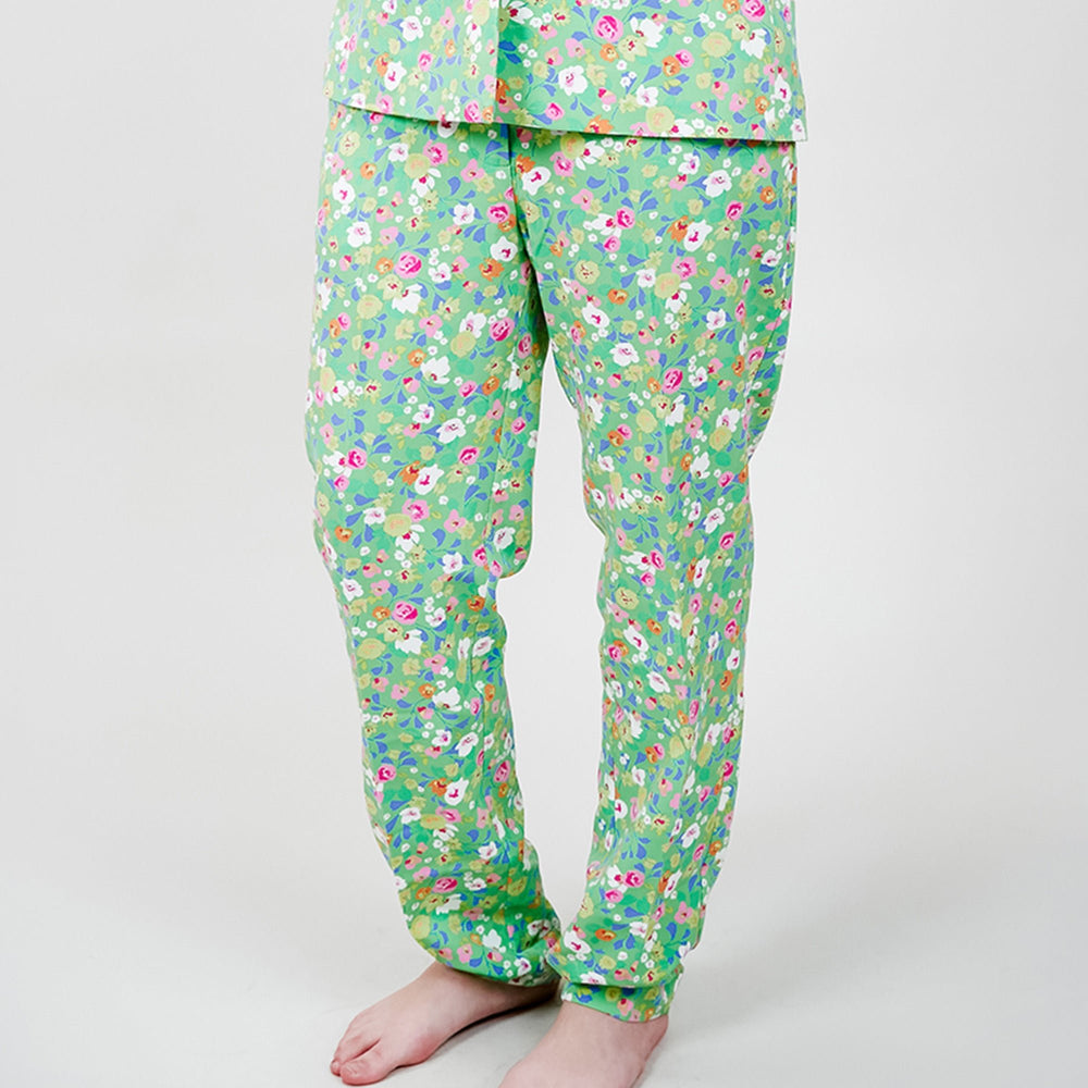 Cras - Mimi Pants – Grøn Blomsterprint - REUSERS