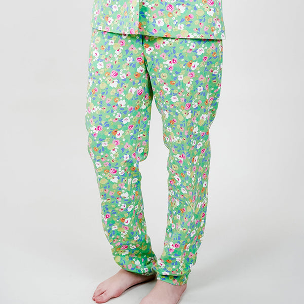 Cras - Mimi Pants – Grøn Blomsterprint - REUSERS