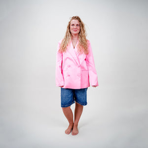 Cras - Samycras Blazer – Elegant Pink Bouclé - REUSERS
