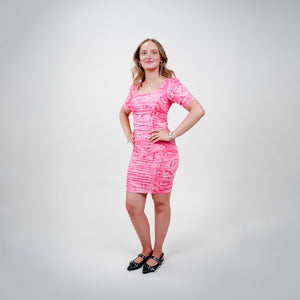 Cras - Tessacras Dress buterfly pink - REUSERS