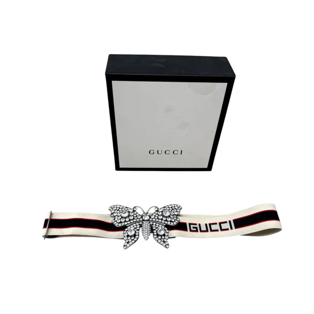 Gucci Butterfly Crystal bælte - REUSERS