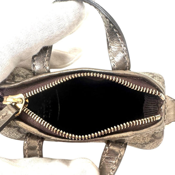 Gucci – Micro Boston Bag Coin Purse – GG Monogram Canvas - REUSERS