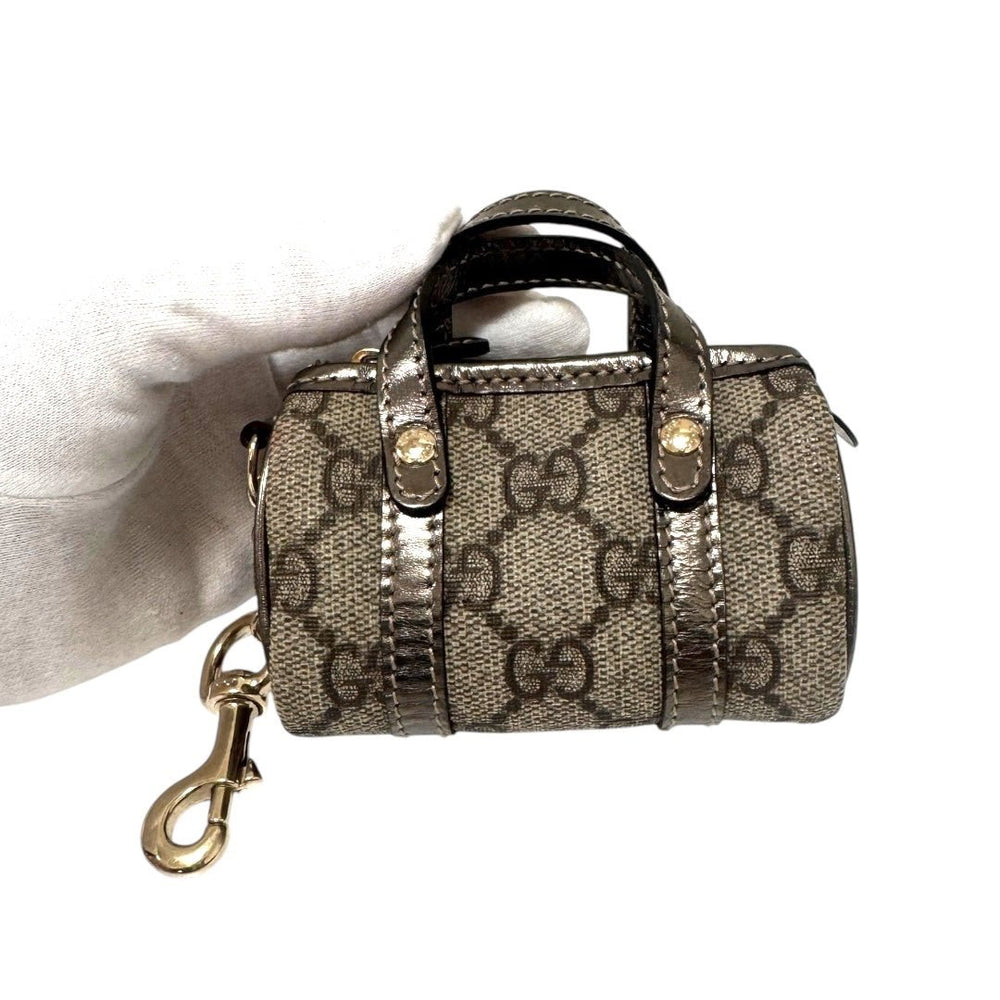 Gucci – Micro Boston Bag Coin Purse – GG Monogram Canvas - REUSERS