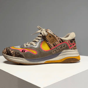Gucci – Ultraspace Sneakers – Sort og Sølv (str. 38,5) - REUSERS