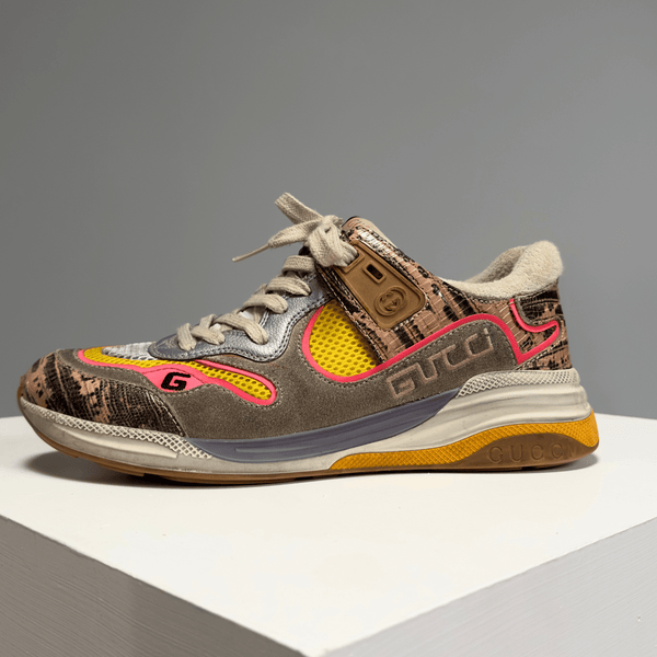 Gucci – Ultraspace Sneakers – Sort og Sølv (str. 38,5) - REUSERS