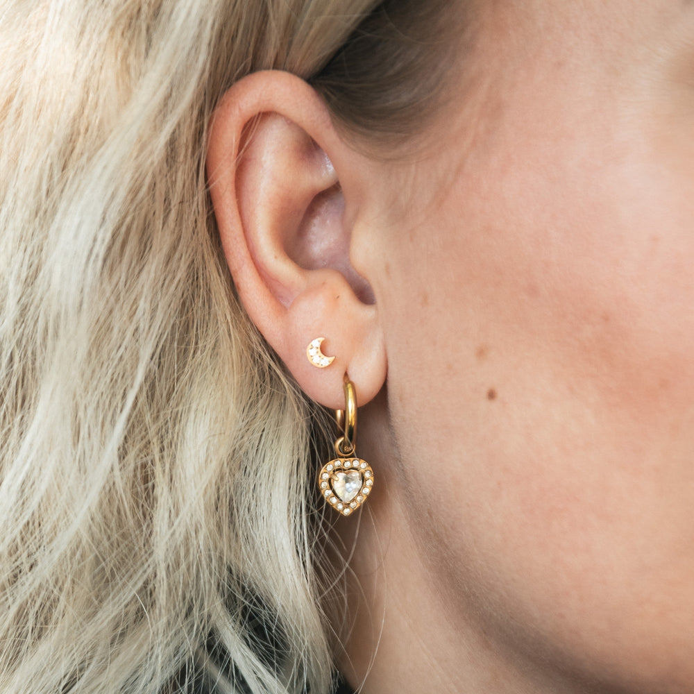 Naja Borre - Felicia Stone Earrings – Forgyldt - REUSERS