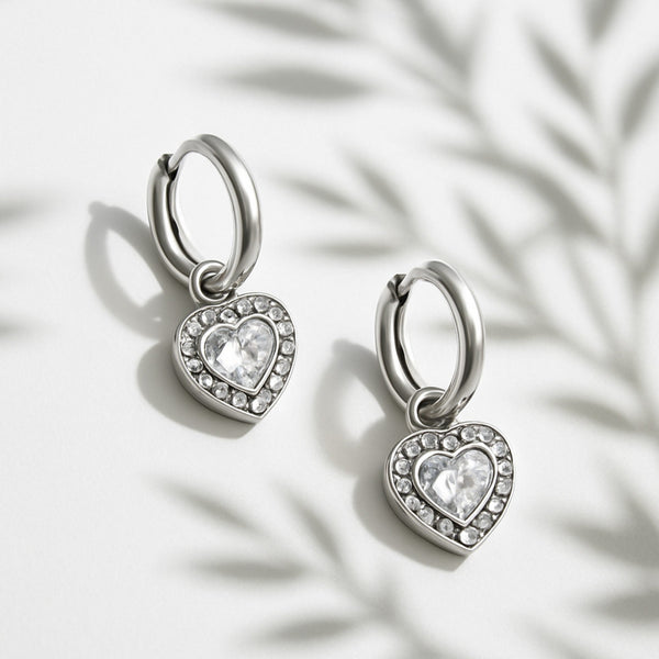 Naja Borre - Felicia Stone Earrings – Stål - REUSERS