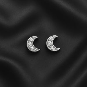 Naja Borre – Moon Sølv Øreringe - REUSERS
