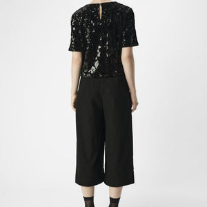 Object – Kendra Culotte Bukser – Sort - REUSERS