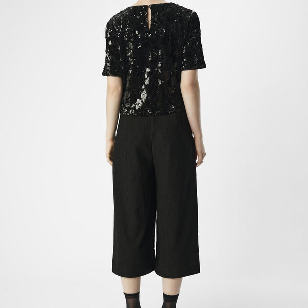 Object – Kendra Culotte Bukser – Sort - REUSERS