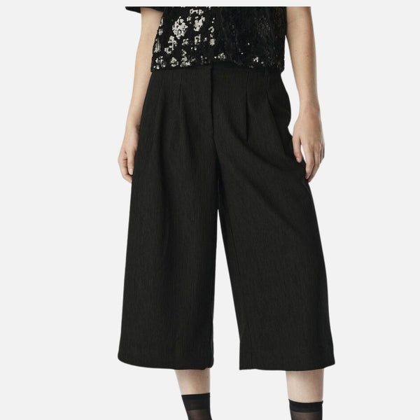 Object – Kendra Culotte Bukser – Sort - REUSERS