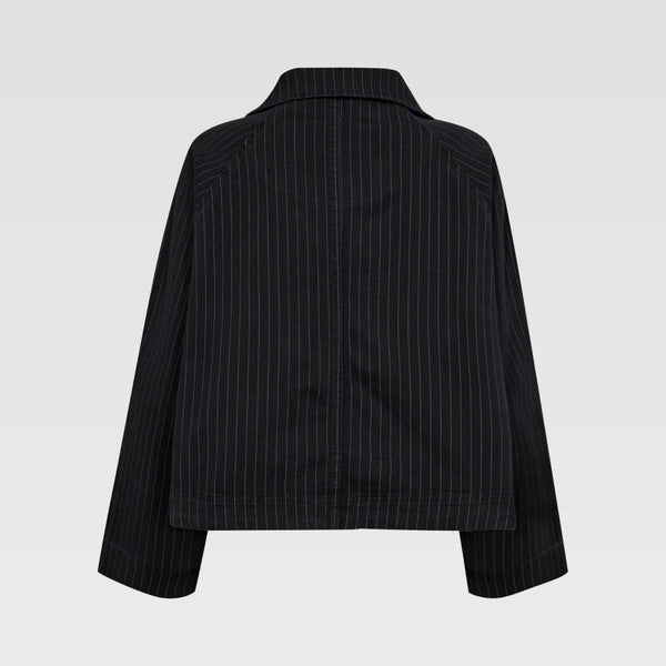 o’Couture – PinCC Wide Box Jacket – Sort - REUSERS