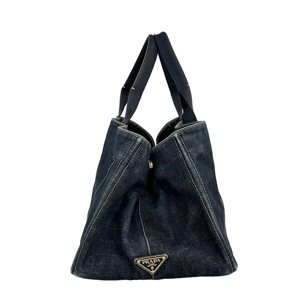 Prada Canapa Denim Tote - REUSERS