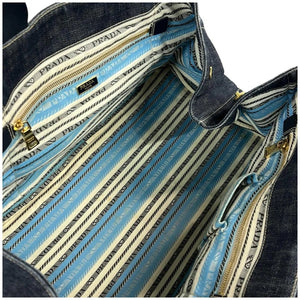 Prada Canapa Denim Tote - REUSERS