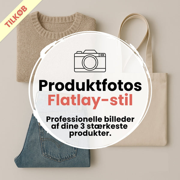 Produktfotos – Flatlay - stil i studie - REUSERS