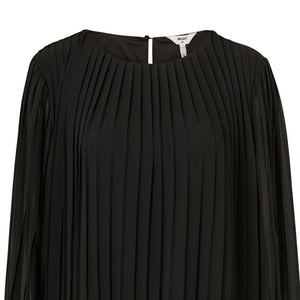 Sort kjole fra Object – objMarie L/S Dress med 3/4 - ærmer - REUSERS