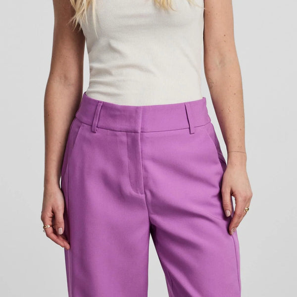 Y.A.S – Appy HW Pants – Iris Orchid - REUSERS