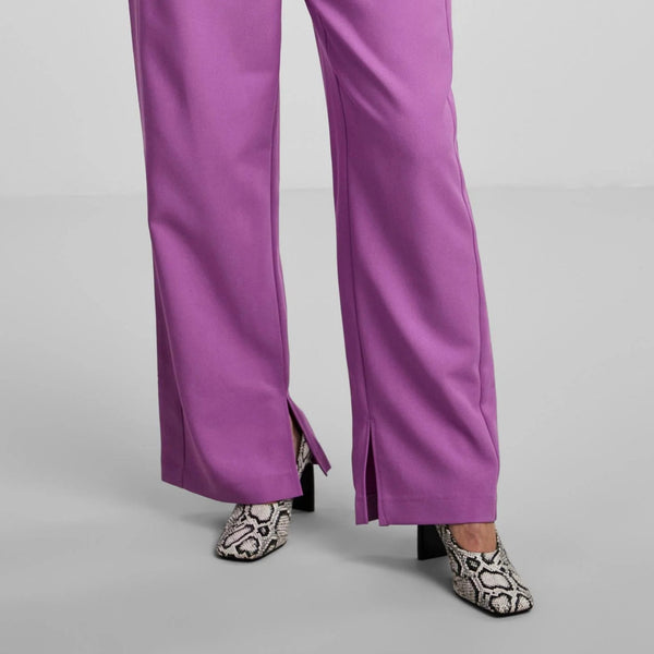 Y.A.S – Appy HW Pants – Iris Orchid - REUSERS