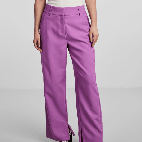Y.A.S – Appy HW Pants – Iris Orchid - REUSERS