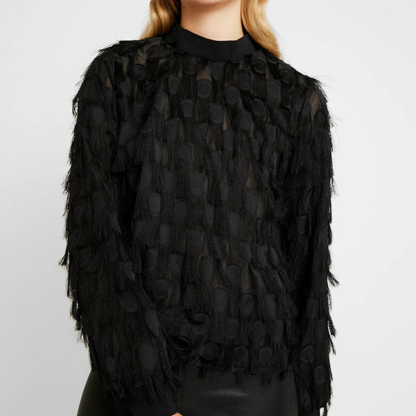 Y.A.S – yasdio LS Top – Black - REUSERS
